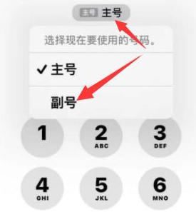 弓长岭苹果14维修店分享iPhone 14 Pro Max使用副卡打电话的方法 