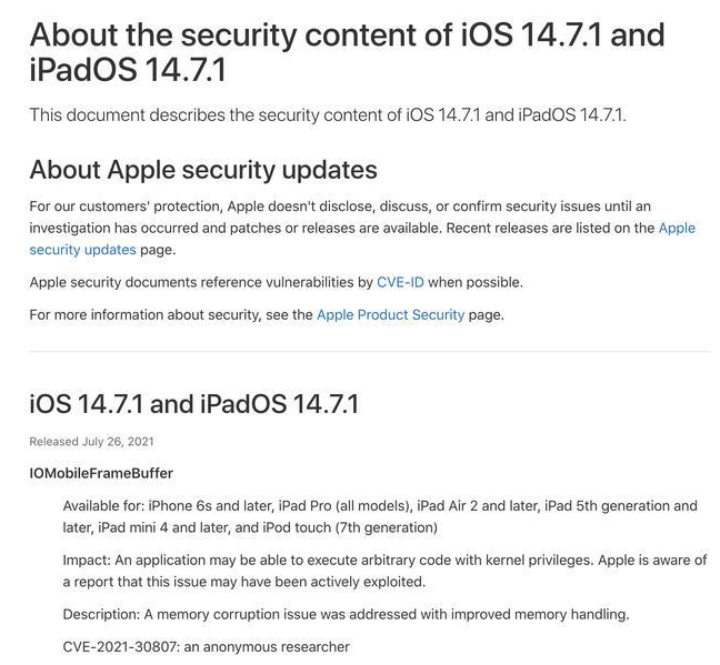 弓长岭苹果手机维修分享iOS 14.7.1 正式版更新内容及升级方法 